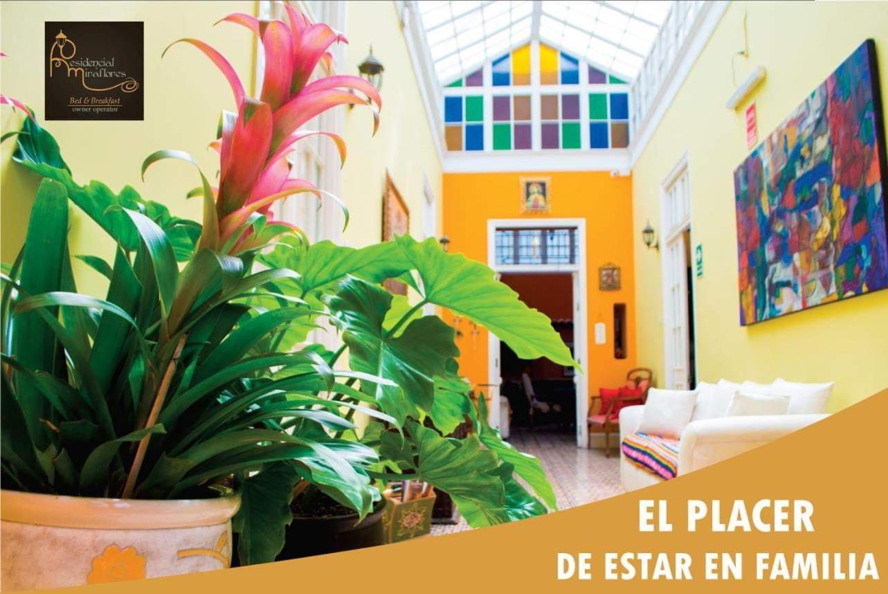 Residencial Miraflores B&B Lima Exteriér fotografie